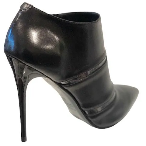 ALBANO 6243 Black Leather Ankle Boots