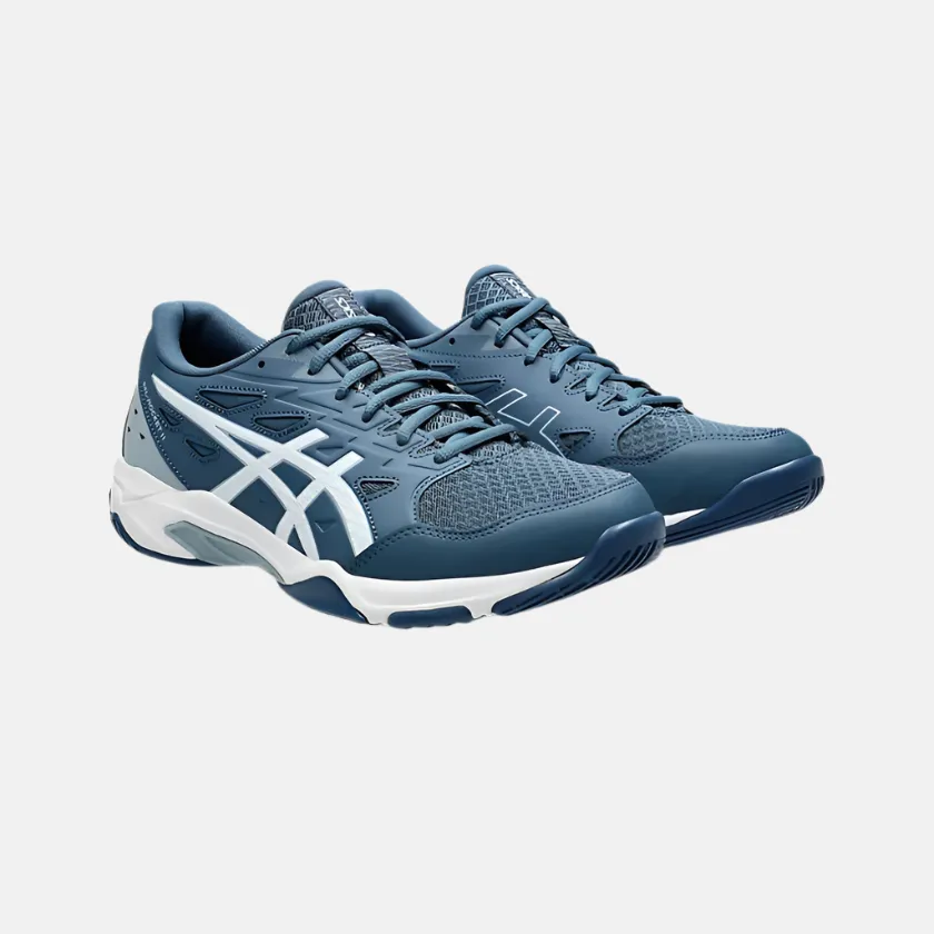Asics Gel-Rocket 11 Men's Badminton Shoes -Vintage Indigo/White