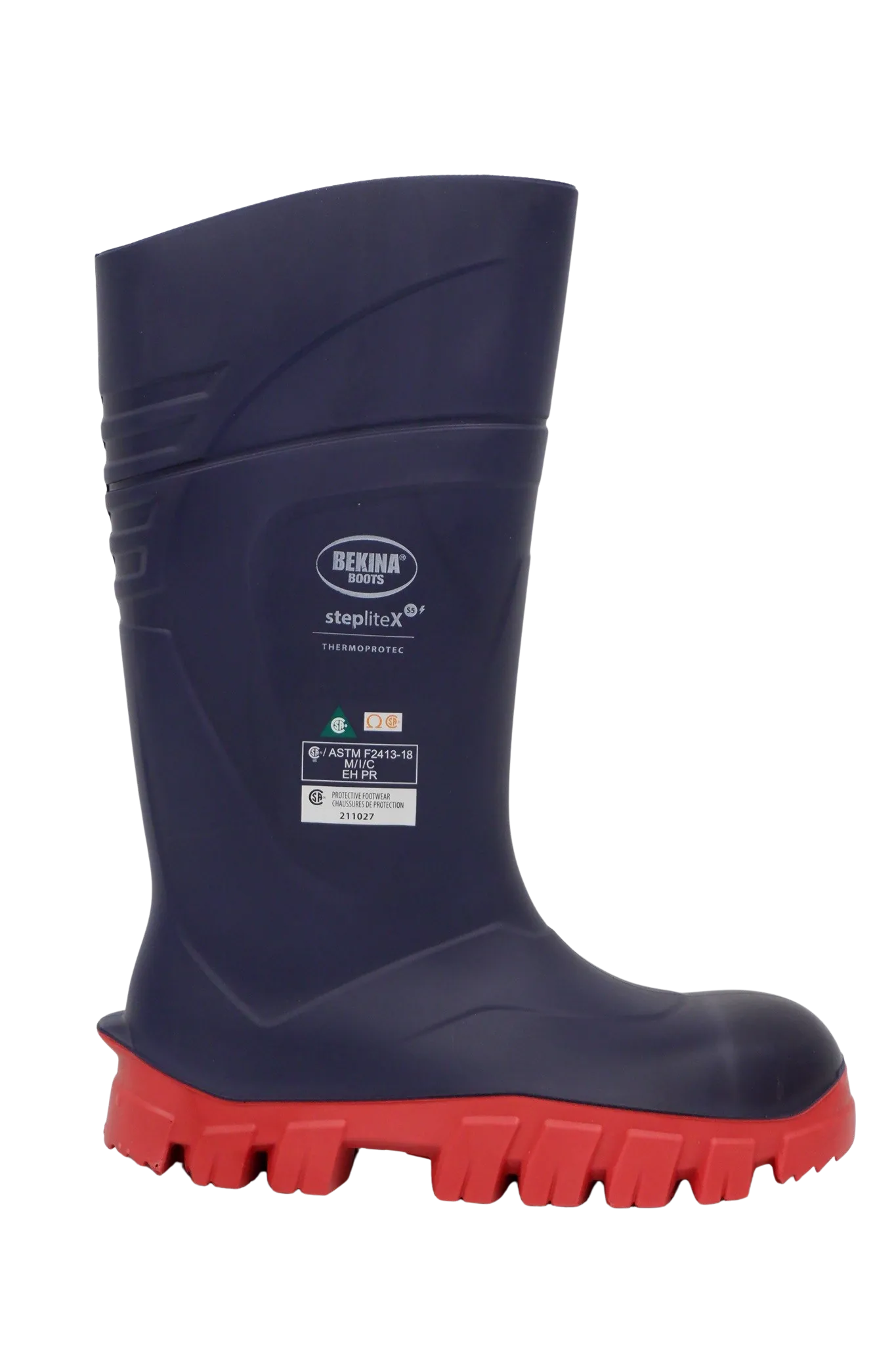 Bekina StepliteXCi XC90BR Winter Safety Boots -40°C: Anti-Slip, Waterproof, Chemical Resistant, CSA Certified, Lightweight for Cold Environments