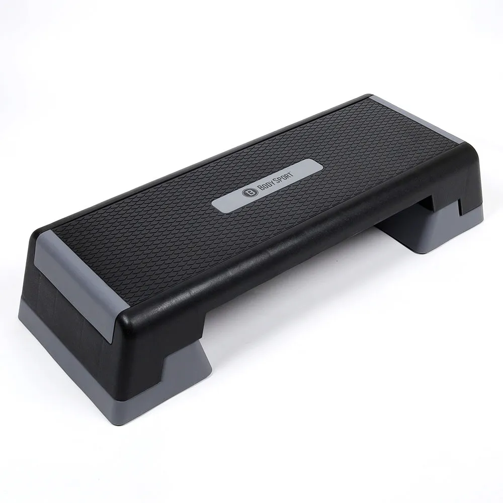 BodySport&reg Aerobic Step Platform, Gray/Black