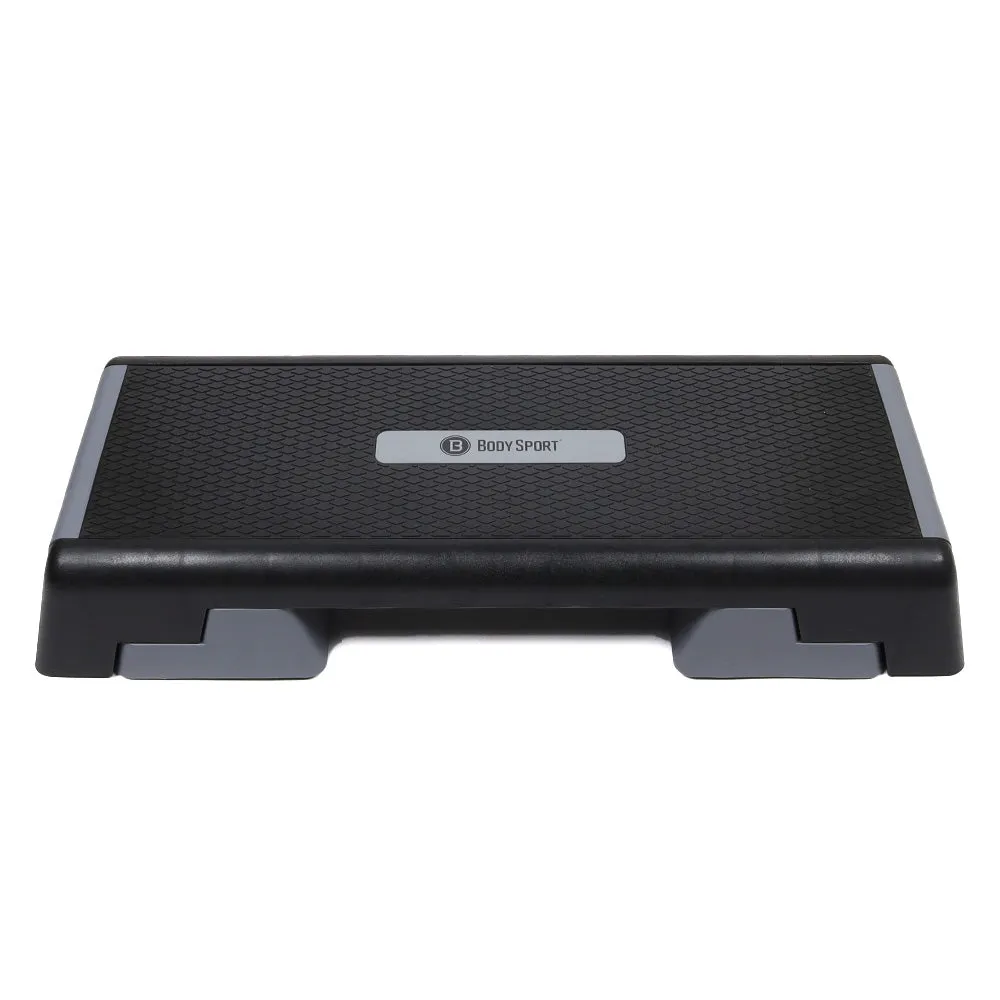 BodySport&reg Aerobic Step Platform, Gray/Black