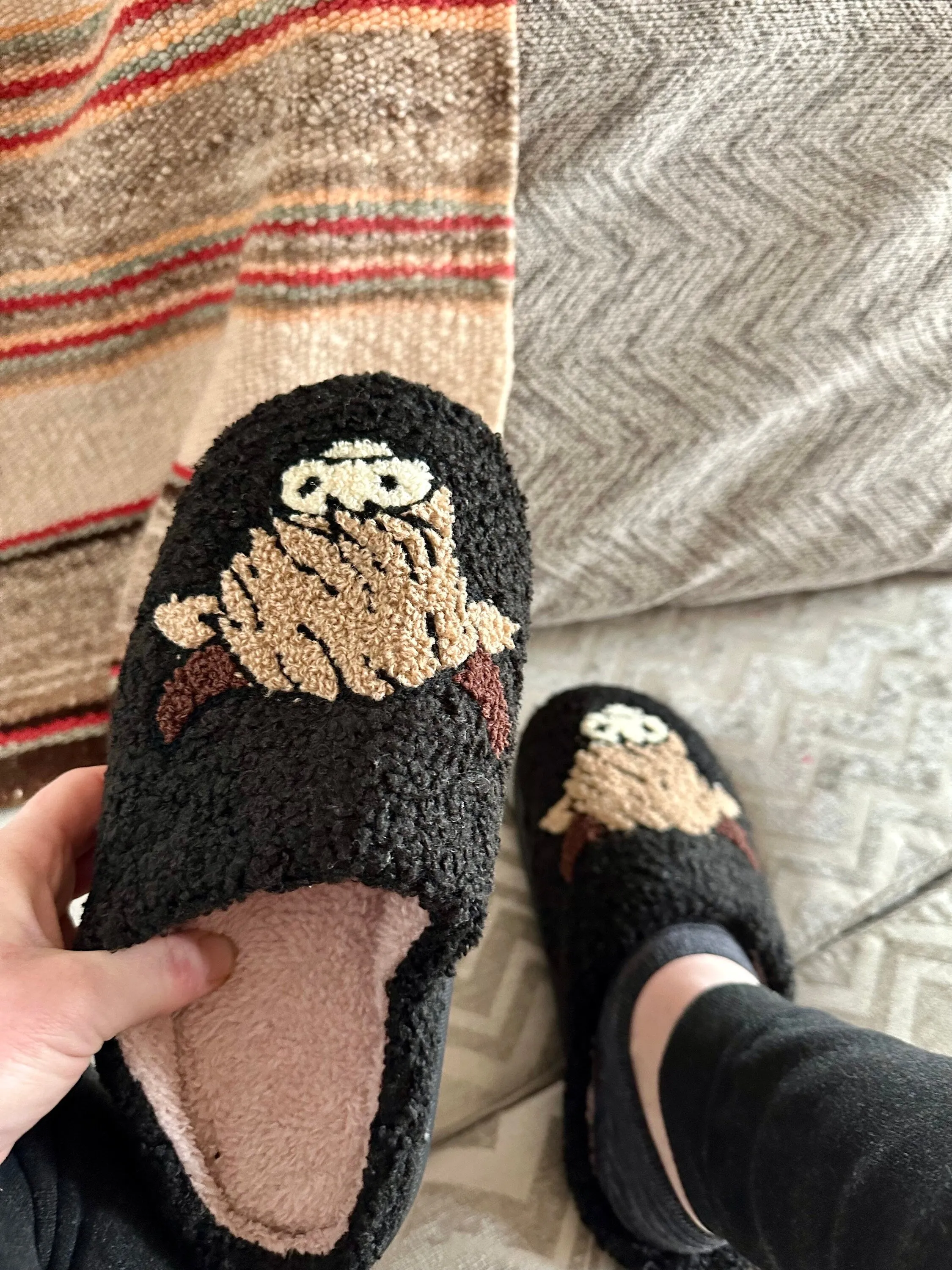 Highland COW Slippers, Fuzzy Cow Slippers
