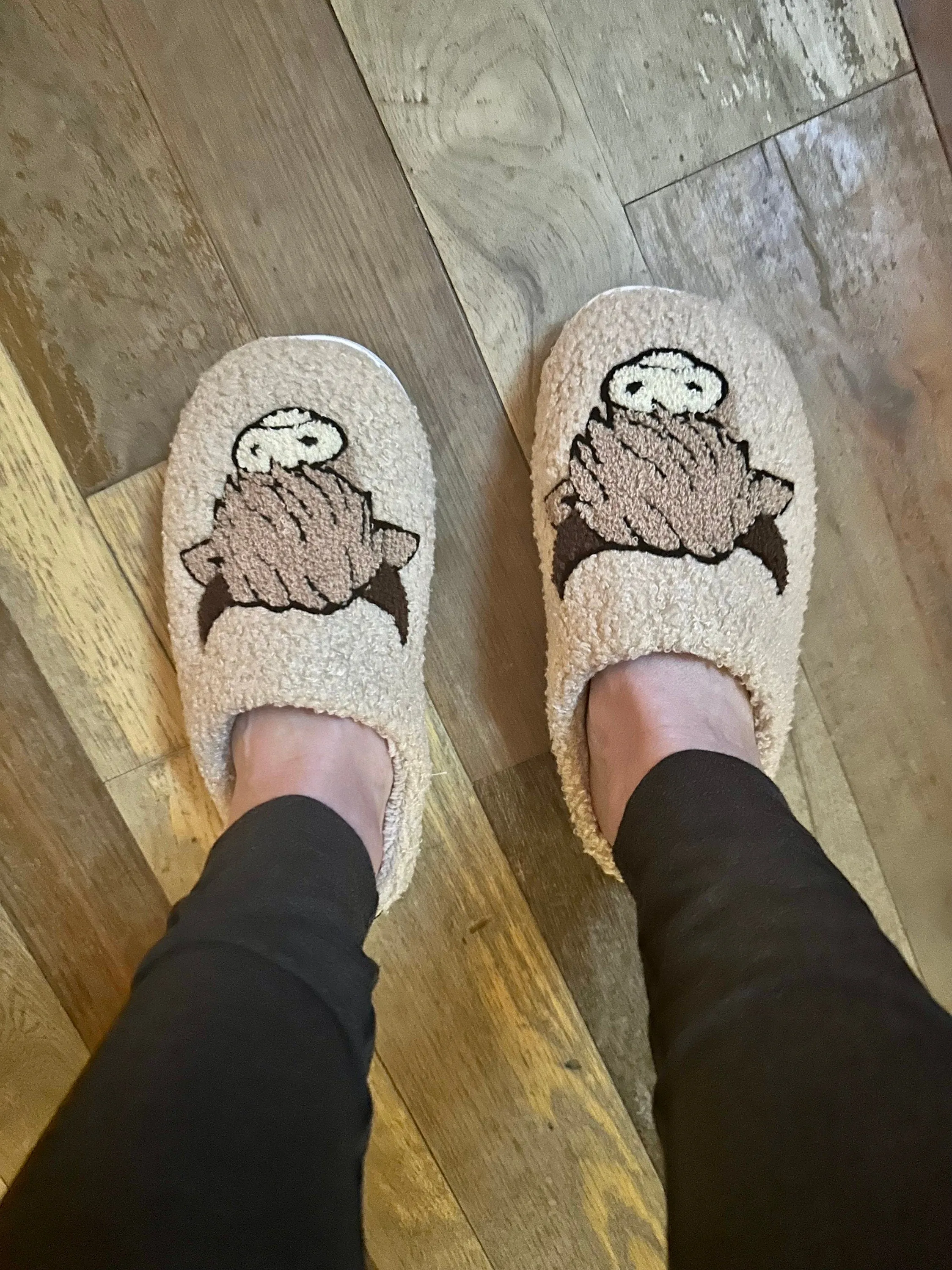 Highland COW Slippers, Fuzzy Cow Slippers