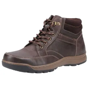 Hush Puppies Grover Brown Mens Waxy Nubuck Boots
