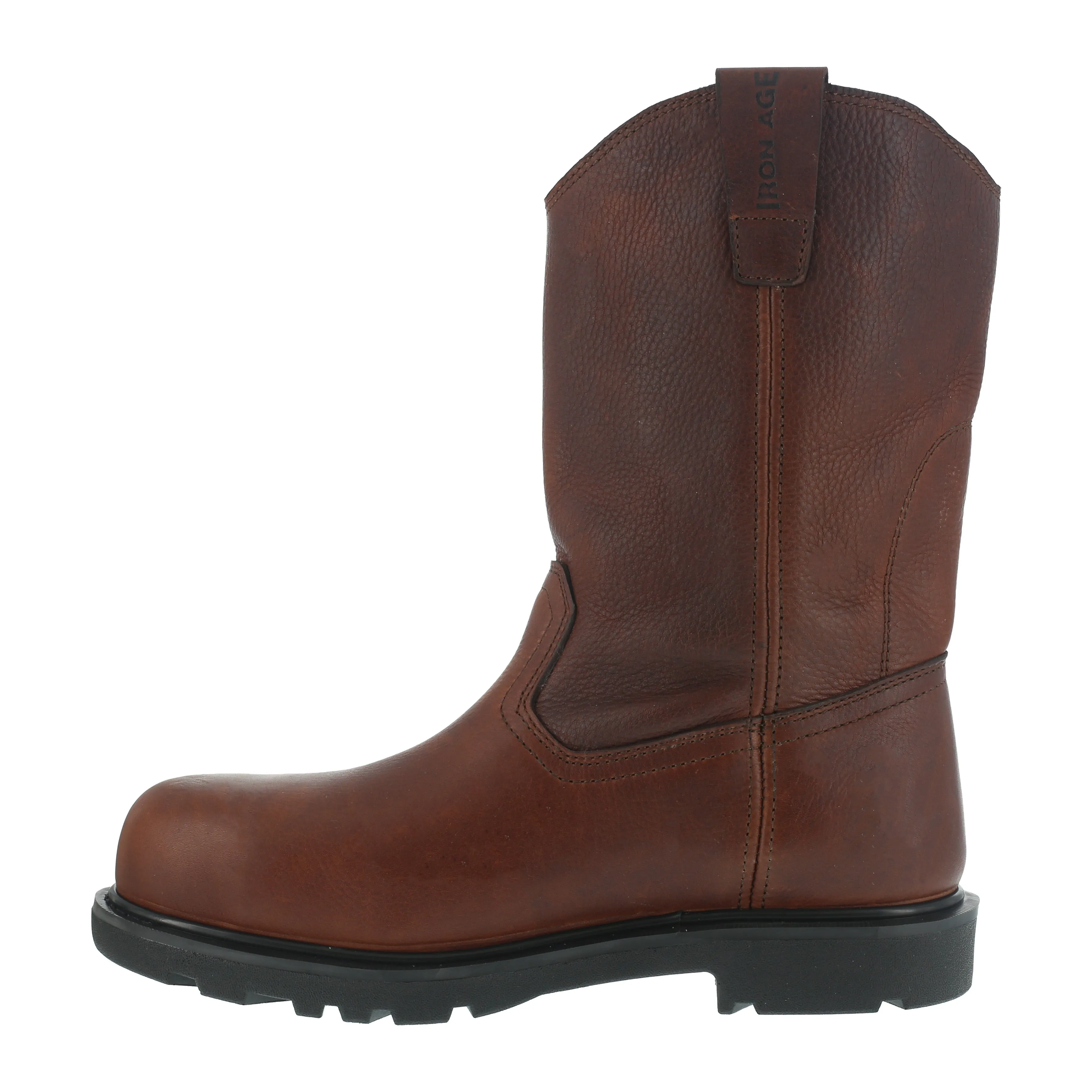 Iron Age Men's Hauler 11" Comp Toe Wellington Work Boot - Brown - IA0194
