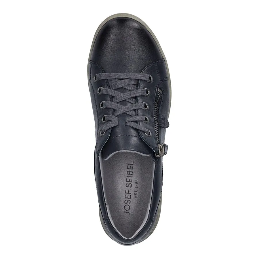 Josef Seibel Women's Caren 12 Lace & Zip Sneakers- Indigo