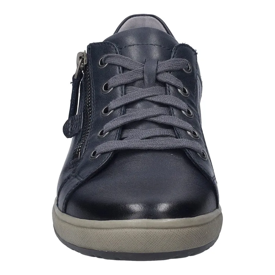 Josef Seibel Women's Caren 12 Lace & Zip Sneakers- Indigo