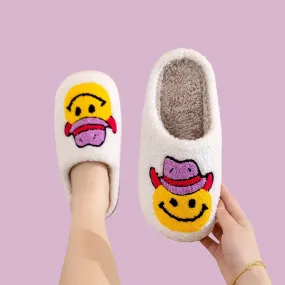 Melody Smiley Face Slippers