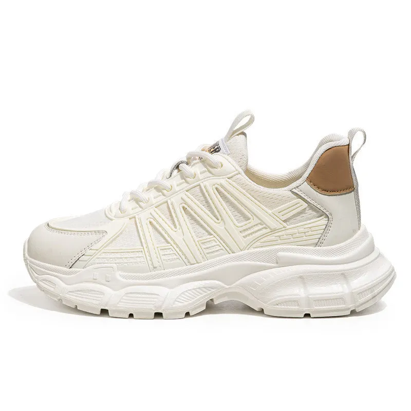 Men's Breathable Mesh Thick-Soled Casual Shoes