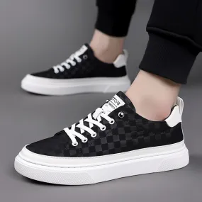 Men's Flat Casual Skateboard Sneakers (In Stock)