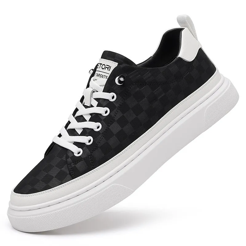 Men's Flat Casual Skateboard Sneakers (In Stock)