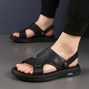 Men's Leather Breathable Sandals