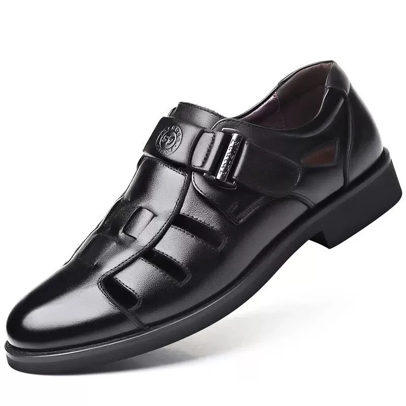 Men's Summer Leather Breathable Sandals