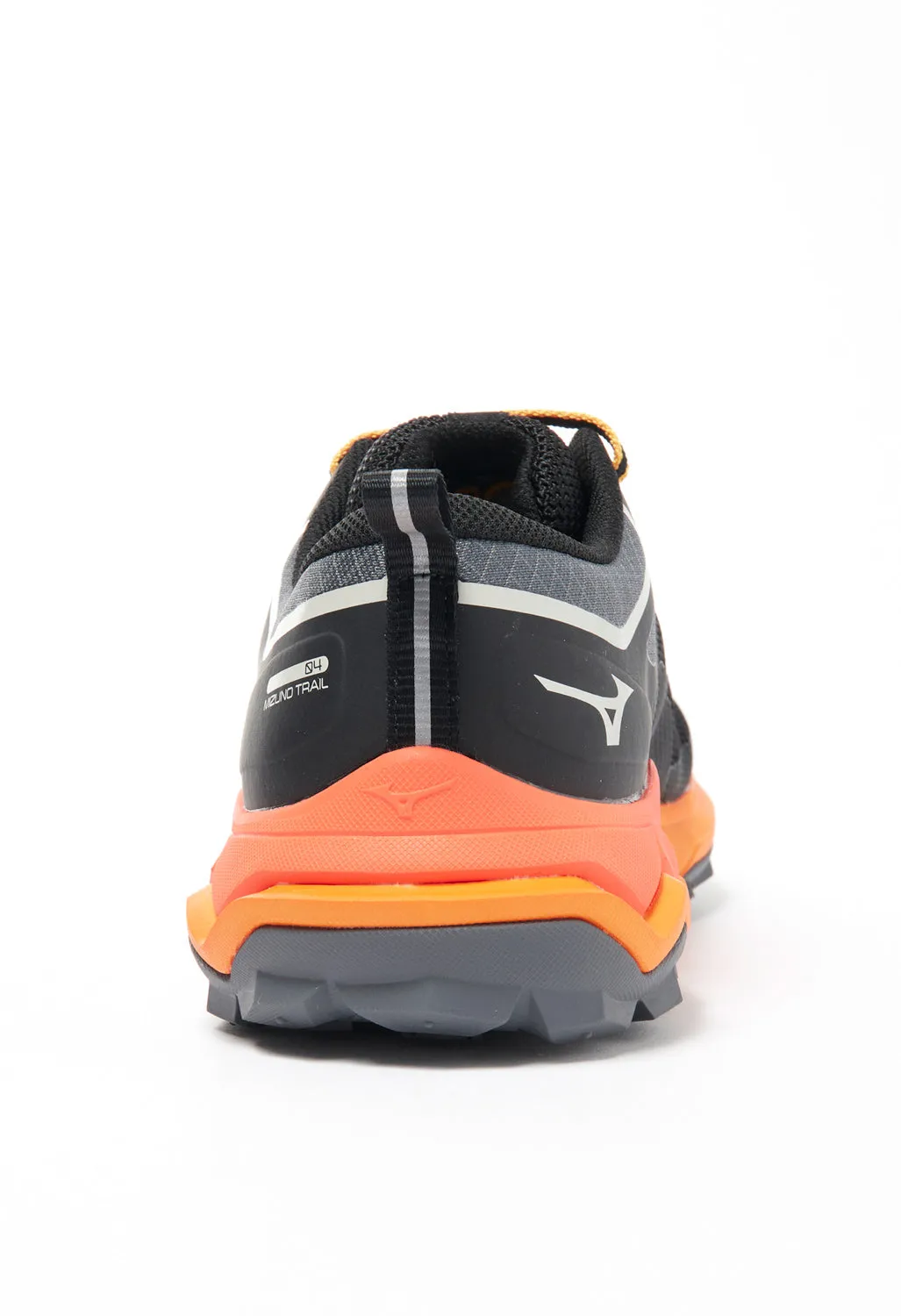 Mizuno Men's Wave Ibuki 4 Trainers - Black / White / Carrot Curl
