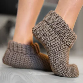 PATTERN: Ribbed Slippers