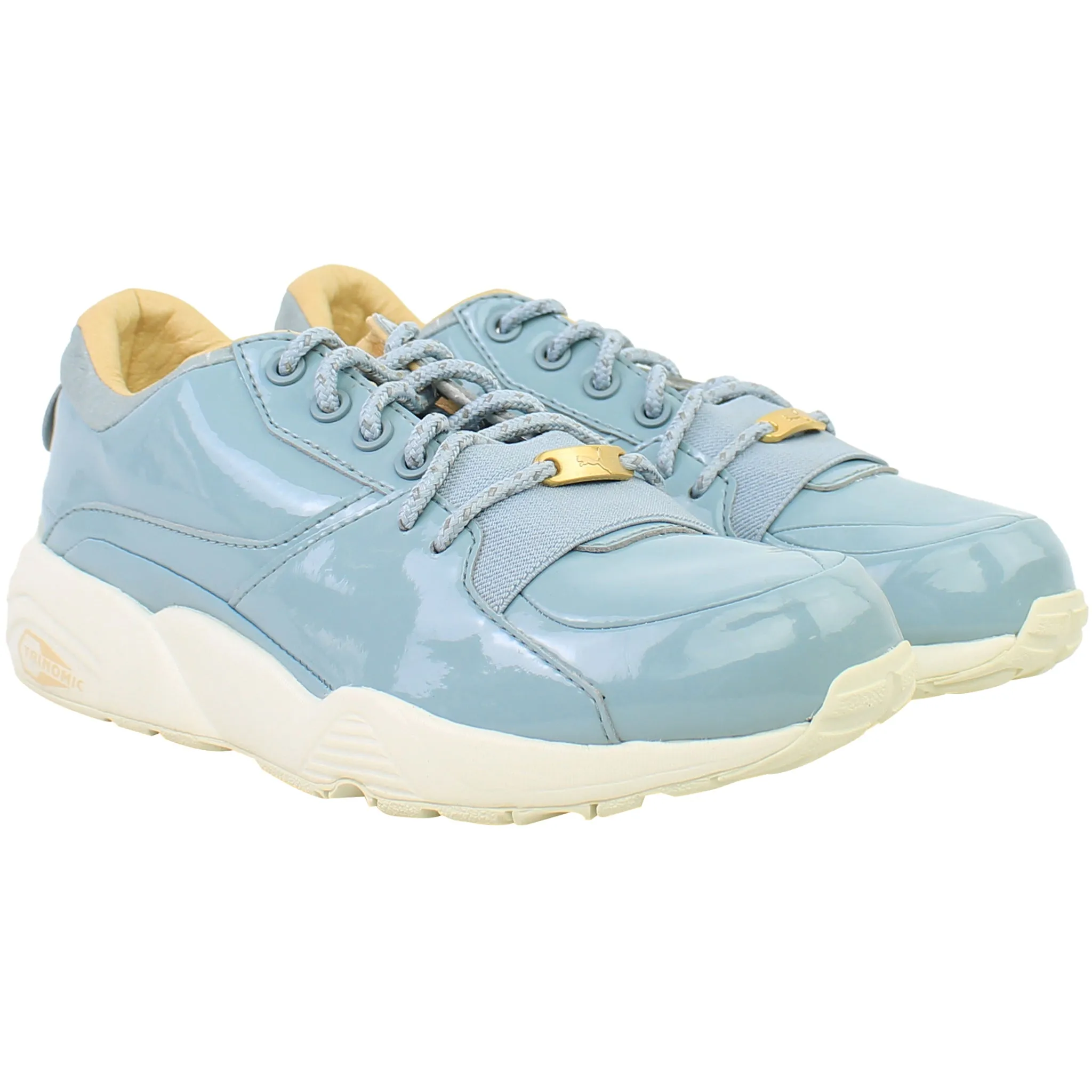 Puma R698 Women Nude Blue Trainers