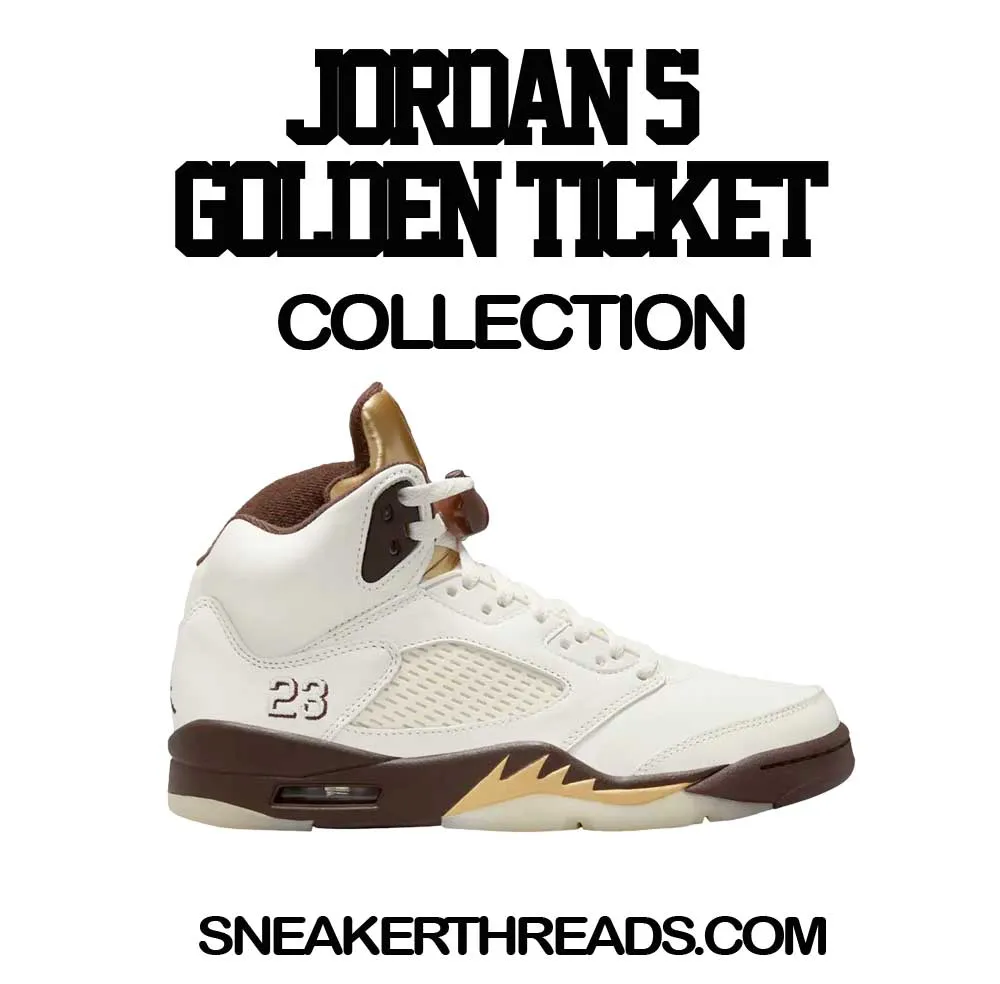 Retro 5 Golden Ticket Goat Shirt