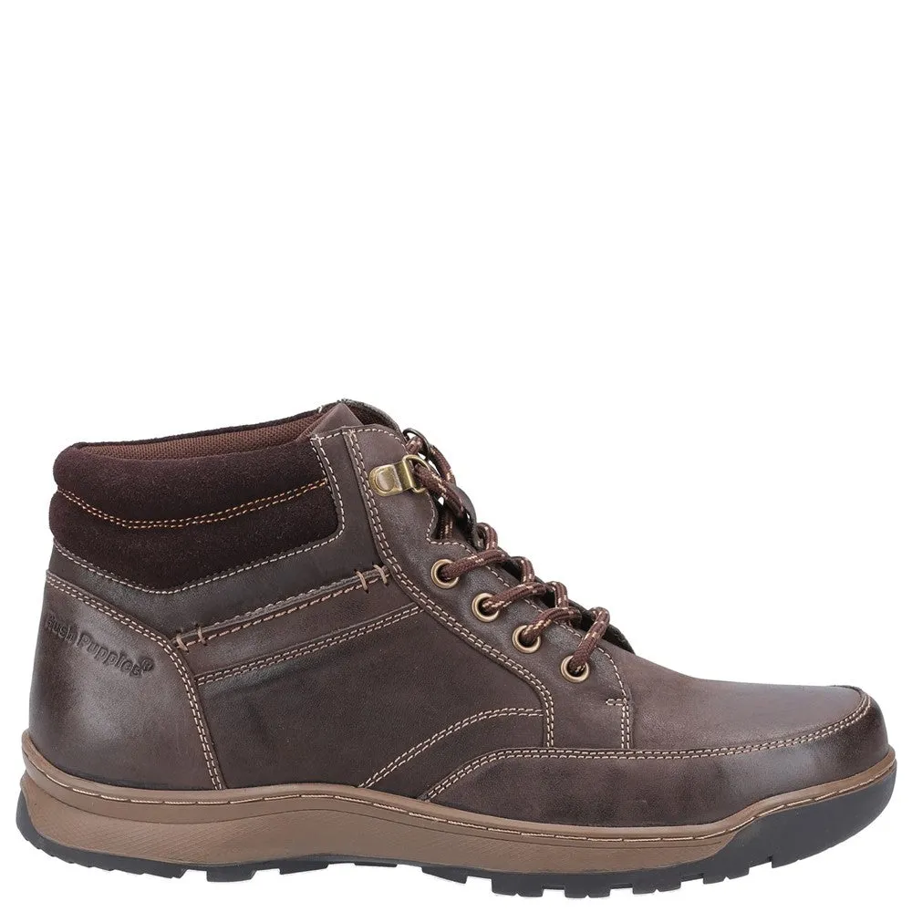 Tan Grover Lace-Up Boots