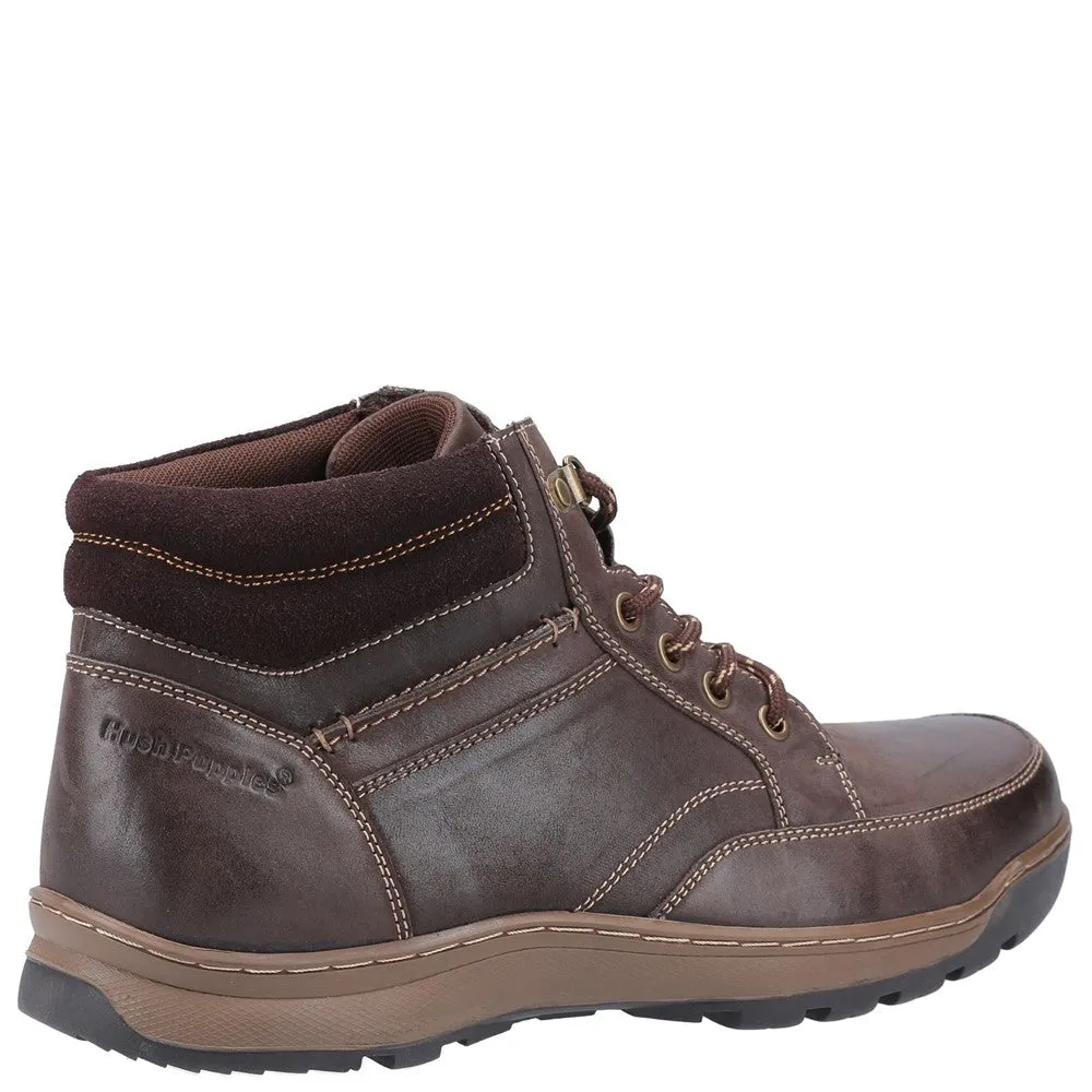Tan Grover Lace-Up Boots