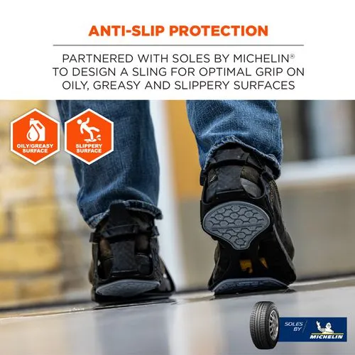Trex 6326 Spikeless Slip- And Oil-resistant Traction Device, Large (mens Size 9.5 To 11), Black, Pair, Ships In 1-3 Bus Days