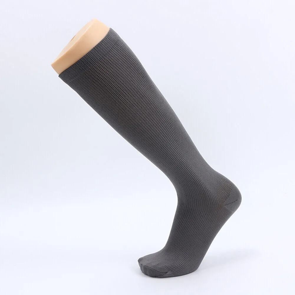 US 4-8 Pairs Compression Socks Women Men Running Flight Travel Graduated Support