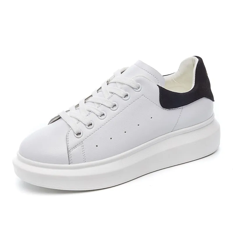 Women's Spring Casual Leather Breathable Sneakers